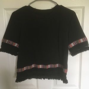 Boxy crop top SHEIN